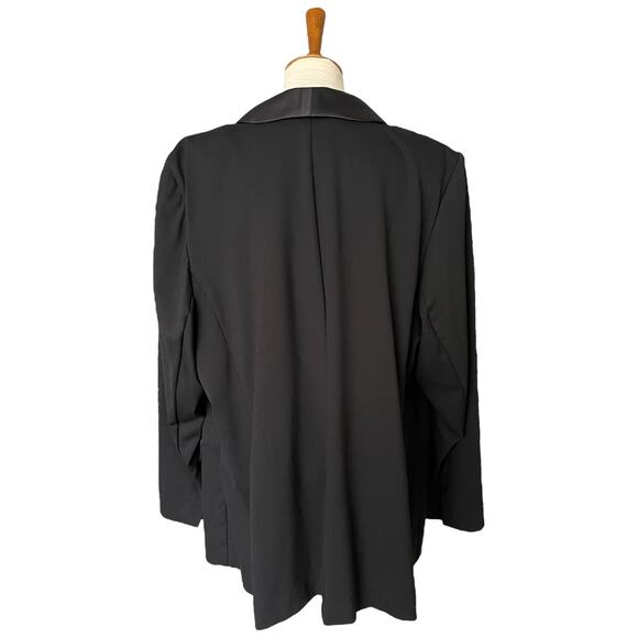 NWT Lane Bryant The Bryant Ponte Blazer Workwear Lagenlook Classiccore Size 26 - Picture 5 of 7